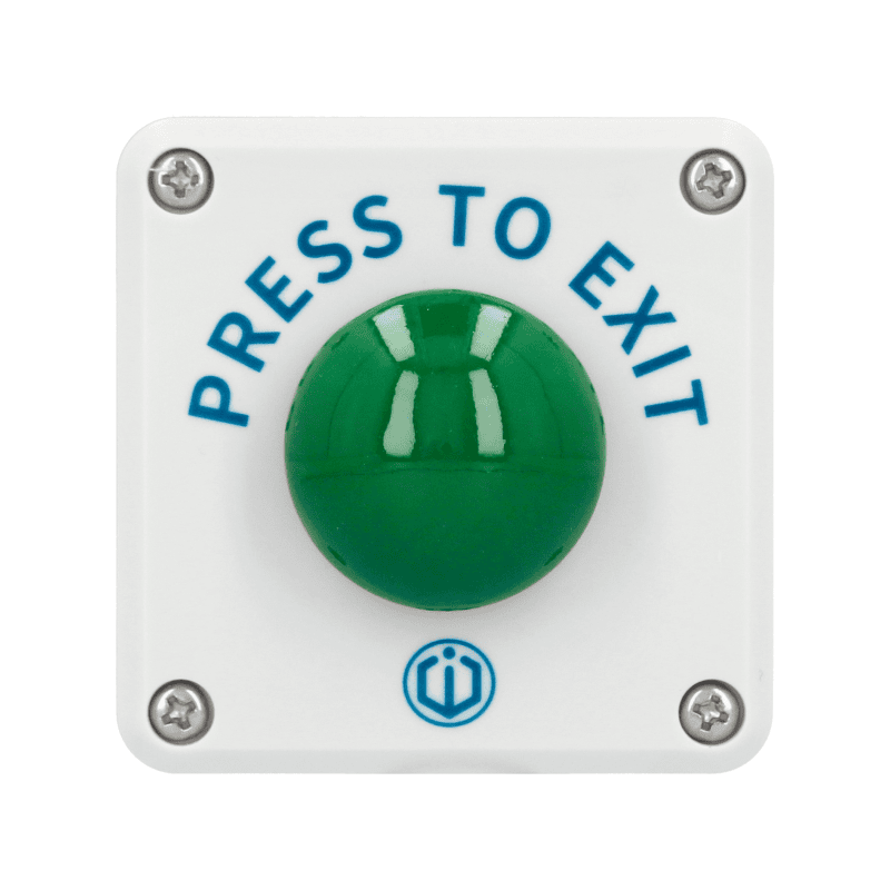 Prox Rte Button RTE-EX | Robust external zinc alloy request-to-exit button | CDVI